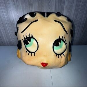 Betty Boop Vintage Latex Mask Costume‎ Halloween 2000 King Feature Adult Size